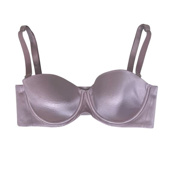 Soma Other - Soma Vanishing Strapless Convertible Satin Bra 0119 Purple Size 36D